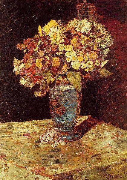 Monticelli, Adolphe-Joseph Still Life with Wild and Garden Flowers Germany oil painting art